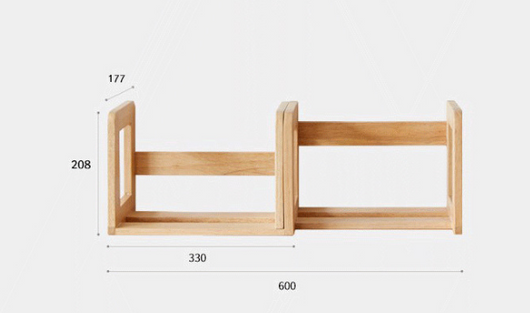 Soporte Extensible para Libros en Madera Maciza - Image 7