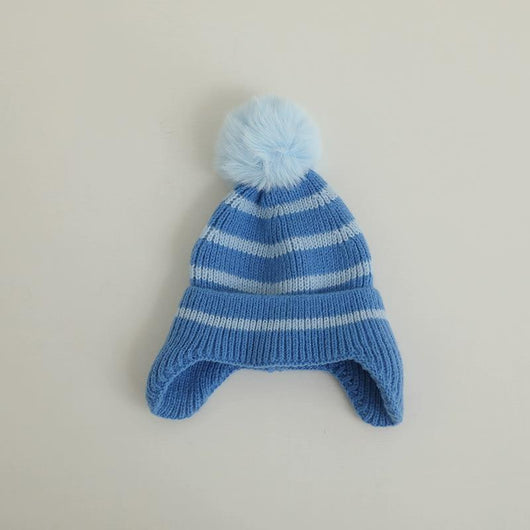 Gorro de Lana para Niña con Rayas - Cálido y Elegante - Image 11