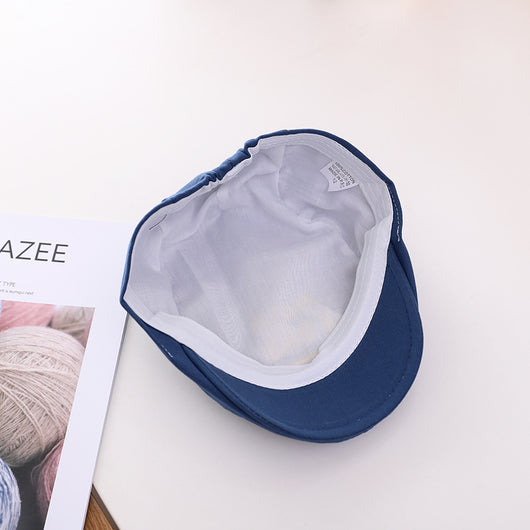 Gorro Infantil con Letras Bordadas y Protección Solar - Image 12