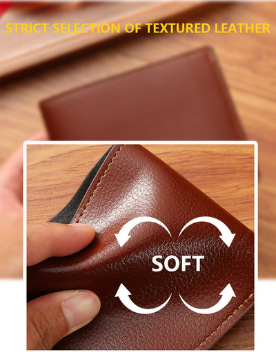 Billetera Compacta de Cuero Suave con Múltiples Compartimentos - Image 9