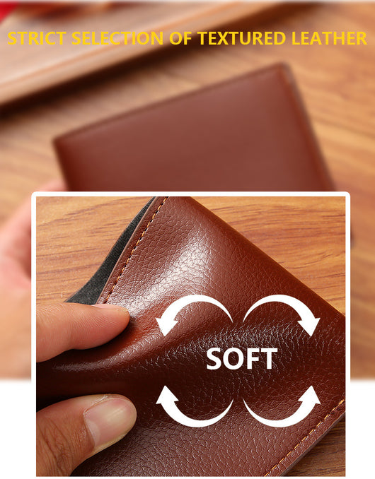 Billetera Compacta de Cuero Suave con Múltiples Compartimentos - Image 9