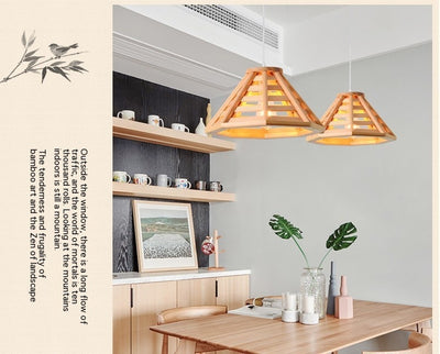 Lámpara de Techo LED Tejida en Bambú - Diseño Minimalista para Restaurantes y Hoteles - Image 13