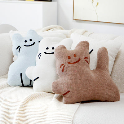 Funda de Almohada Gato Cartoon para Sofá y Sala de Estar - Image 8