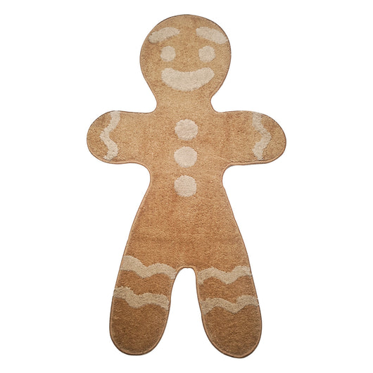 Tapete Navideño de Muñeco de Jengibre con Textura Esponjosa - Image 17