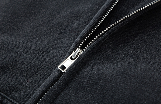 Cardigan Hoodie Desgarrado con Cierre - Image 36