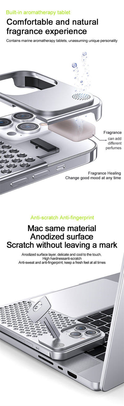 Funda de Aluminio para iPhone 14 13 Pro Max Plus con Disipación de Calor y Protección Total - Image 30