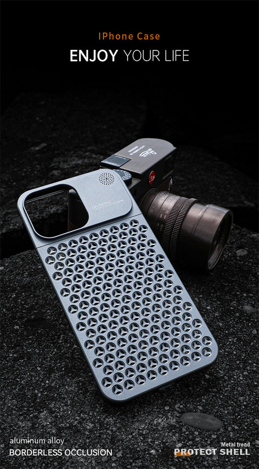 Funda de Aluminio para iPhone 14 13 Pro Max Plus con Disipación de Calor y Protección Total - Image 35