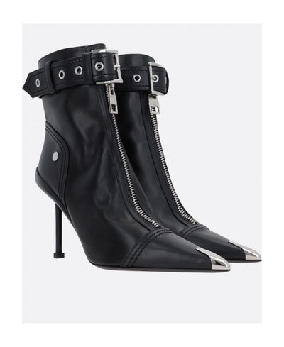 Botas de Tacón Alto con Punta Metálica y Hebilla Decorativa - Image 13