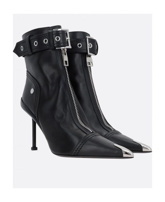 Botas de Tacón Alto con Punta Metálica y Hebilla Decorativa - Image 13