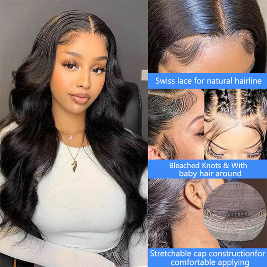 Peluca Frontal Onda Profunda 13x4 Encaje Transparente Cabello Humano - Image 11