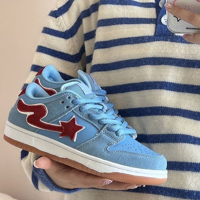 Tenis para Parejas Tendencia Nicho - Diseño Meteor con Combinación de Colores - Image 14