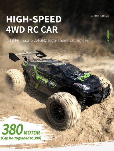 Camioneta RC 4x4 de Tracción Total con Control Remoto de Alta Velocidad - Image 8