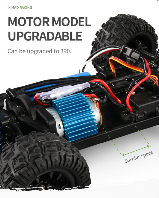 Camioneta RC 4x4 de Tracción Total con Control Remoto de Alta Velocidad - Image 10