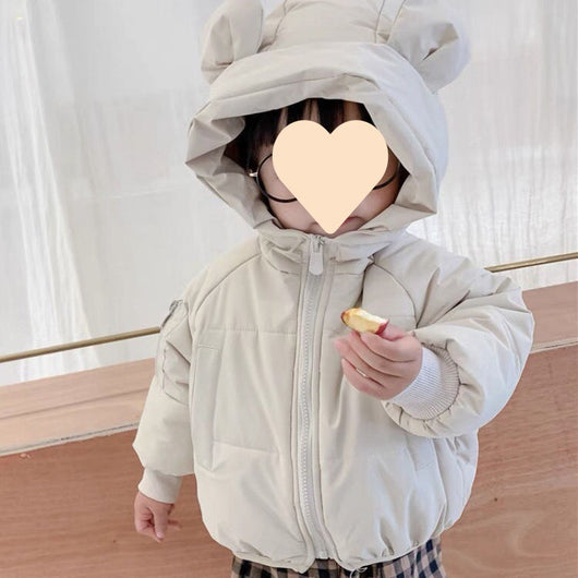 Chaqueta Acolchada Cálida con Capucha para Bebé Niña - Image 10