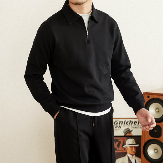 Suéter Deportivo Tipo Polo de Manga Larga para Hombre - Image 8