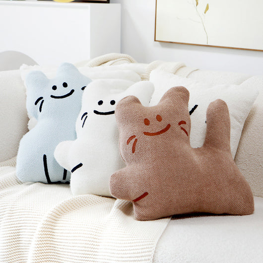 Funda de Almohada Gato Cartoon para Sofá y Sala de Estar - Image 12