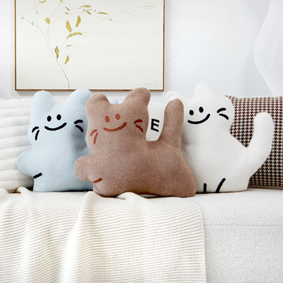 Funda de Almohada Gato Cartoon para Sofá y Sala de Estar - Image 14
