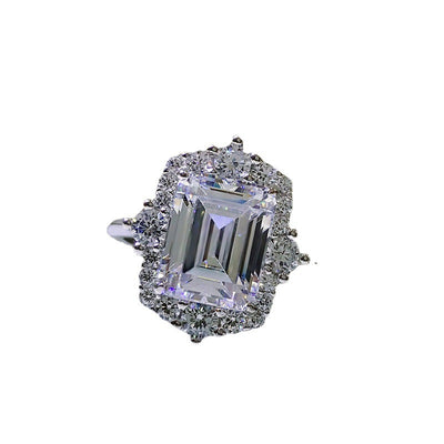 Anillo Plata 925 Rectangular con Bisel Diseño Minimalista - Image 8