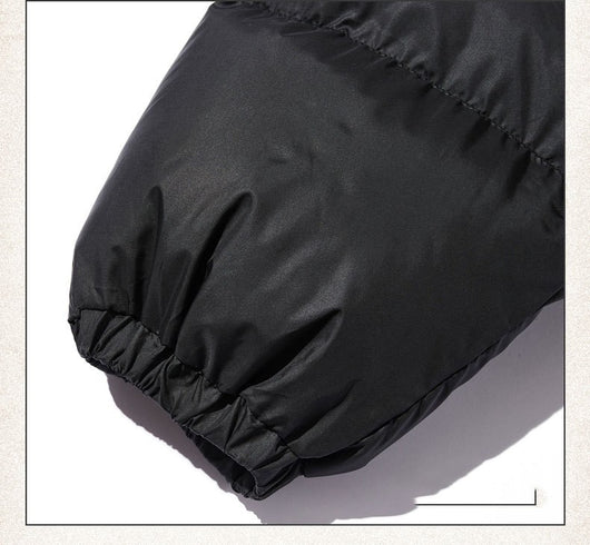 Abrigo de Algodón Acolchado para Hombre con Cuello Desmontable - Image 21