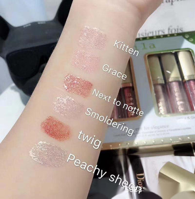 Paleta de 6 Sombras Perladas Brillantes en Formato Lápiz - Image 11