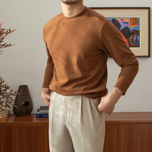 Camiseta Manga Larga Cuello Redondo para Hombre - Image 16