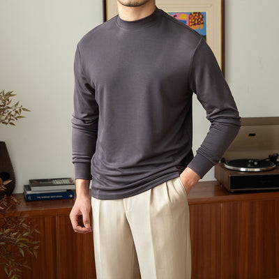 Polera Cuello Alto Hombre Colores Sólidos - Base Versátil - Image 9