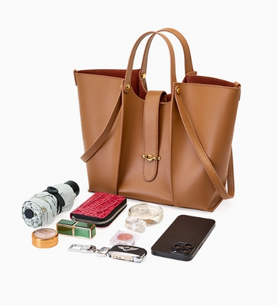 Bolso Tote de Cuero Genuino Grandes Dimensiones para Mujer - Image 10