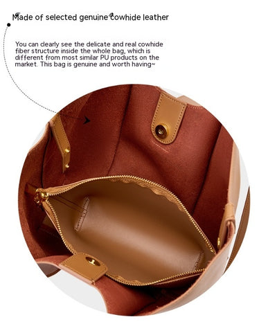 Bolso Tote de Cuero Genuino Grandes Dimensiones para Mujer - Image 12
