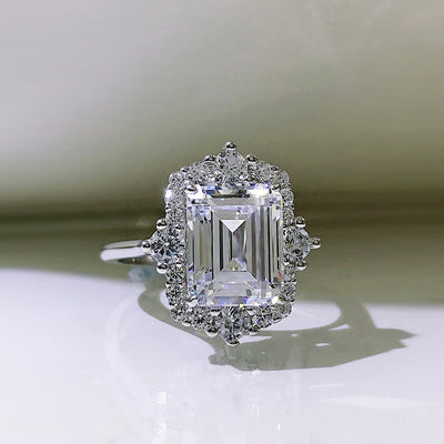 Anillo Plata 925 Rectangular con Bisel Diseño Minimalista - Image 14