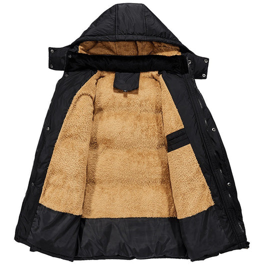 Chaqueta de Invierno Acolchada para Hombre con Forro de Felpa - Image 9