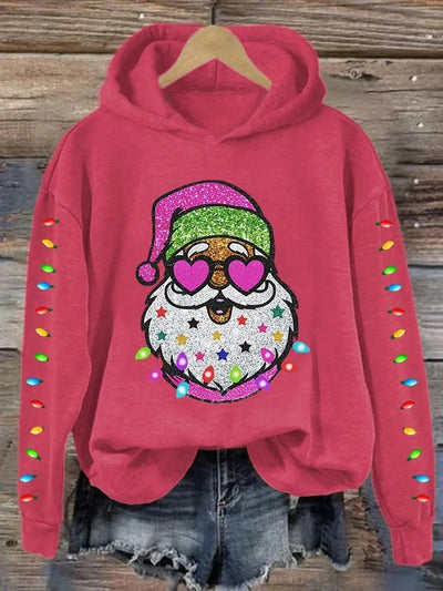 Prenda Navideña Suelta de Dacron con Estampado Casual para Mujer - Image 17