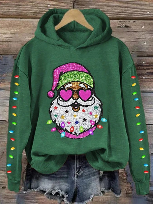 Prenda Navideña Suelta de Dacron con Estampado Casual para Mujer - Image 20