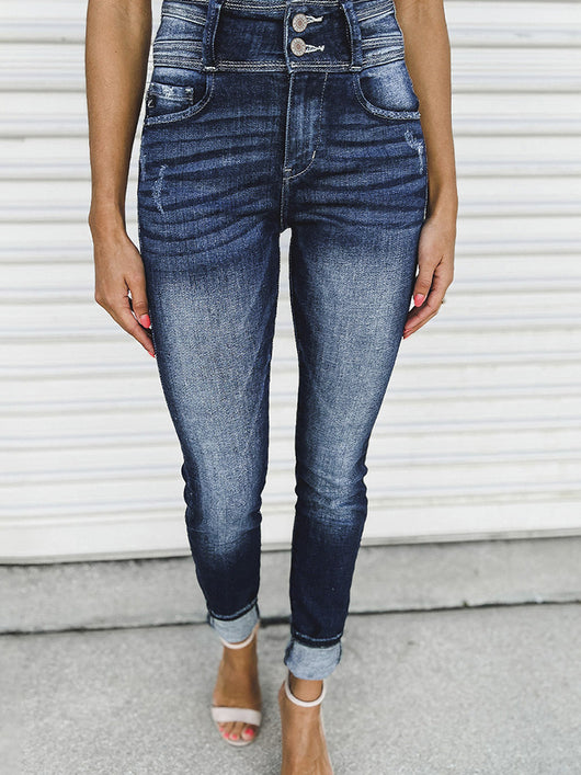 Pantalones Skinny Cintura Alta con Micro Elástico - Image 19
