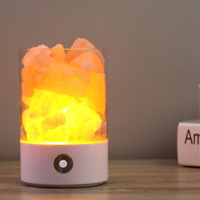 Lámpara LED de Sal del Himalaya con Luz de Cristal USB - Image 19