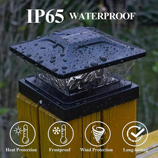 Lámpara Solar de Pilar Exterior Resistente al Agua - Image 22