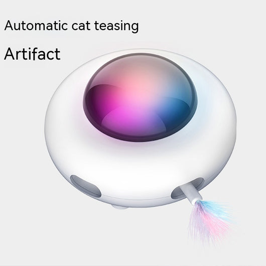 Juguete Interactivo para Gatos con Plataforma Giratoria Automática - Image 6