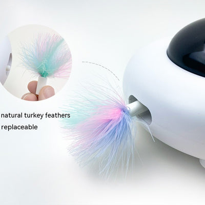 Juguete Interactivo para Gatos con Plataforma Giratoria Automática - Image 7