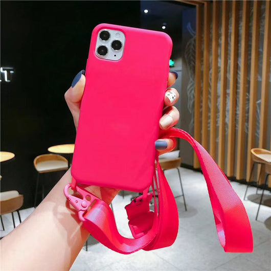Funda para Celular con Cordón de Silicona Líquida - Image 18