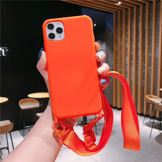 Funda para Celular con Cordón de Silicona Líquida - Image 24