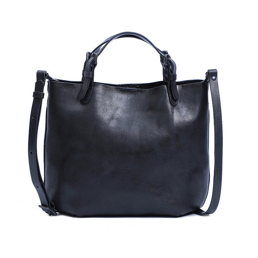 Bolsos de Cuero Genuino Estilo Retro - Primera Capa - Image 12