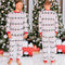 Conjunto Familiar Navideño en Contraste Blanco y Negro - Traje Casual para Mamá e Hijo