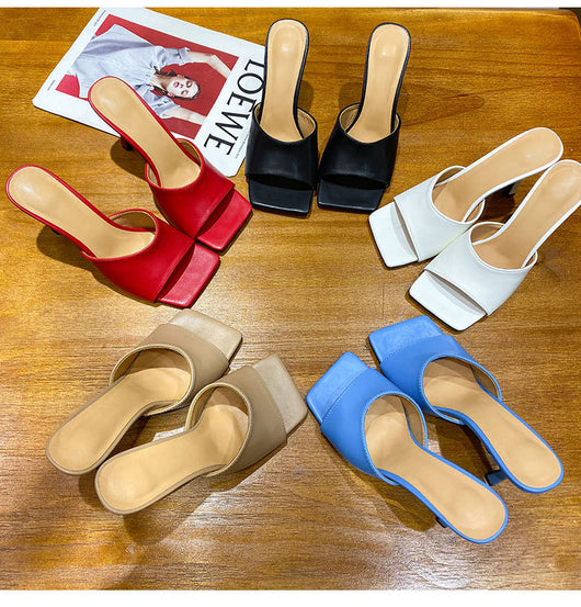Pantuflas de Tacón Alto Elegantes y Versátiles - Image 3