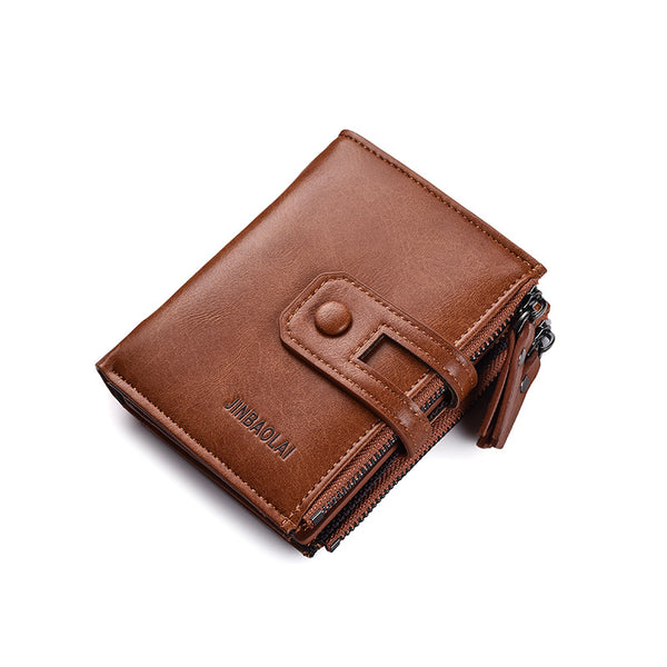 Billetera Retro para Hombre con Hebilla - Multifuncional y Versátil