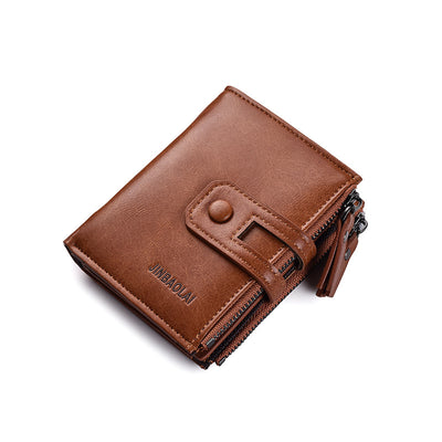 Billetera Retro para Hombre con Hebilla - Multifuncional y Versátil