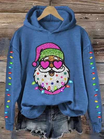 Prenda Navideña Suelta de Dacron con Estampado Casual para Mujer - Image 50
