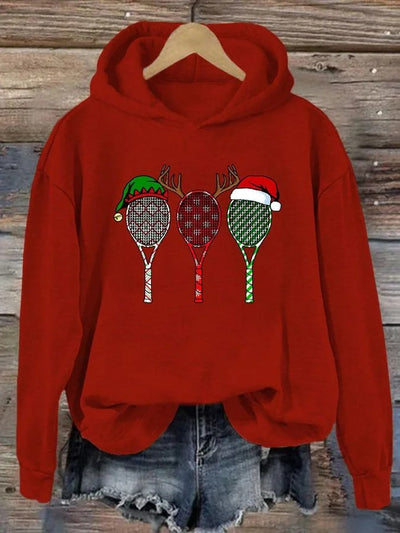 Prenda Navideña Suelta de Dacron con Estampado Casual para Mujer - Image 56