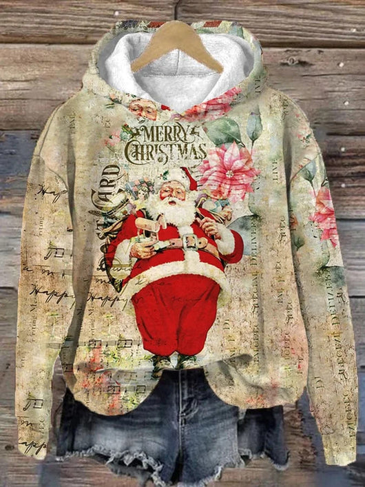 Prenda Navideña Suelta de Dacron con Estampado Casual para Mujer - Image 67