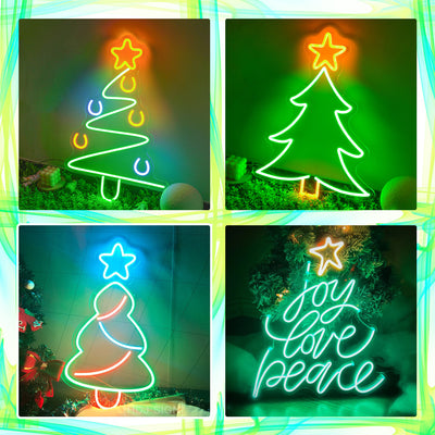 Decoración Navideña con Luces Neón Ambiente - Image 7