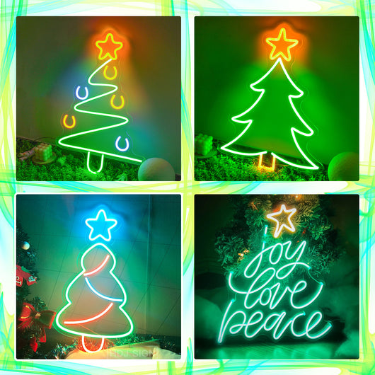 Decoración Navideña con Luces Neón Ambiente - Image 7