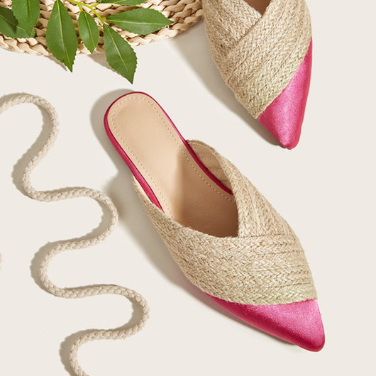 Sandalias Tipo Pantufla Diaria con Punta Reforzada - Diseño Versátil en Cuerda de Cáñamo para Mujer - Image 9